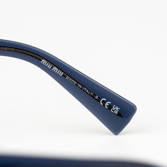 NEW Miu Miu MU01VV 08Q1O1 Dark Blue Women Eyeglasses MU 01VV - Picture 7 of 9